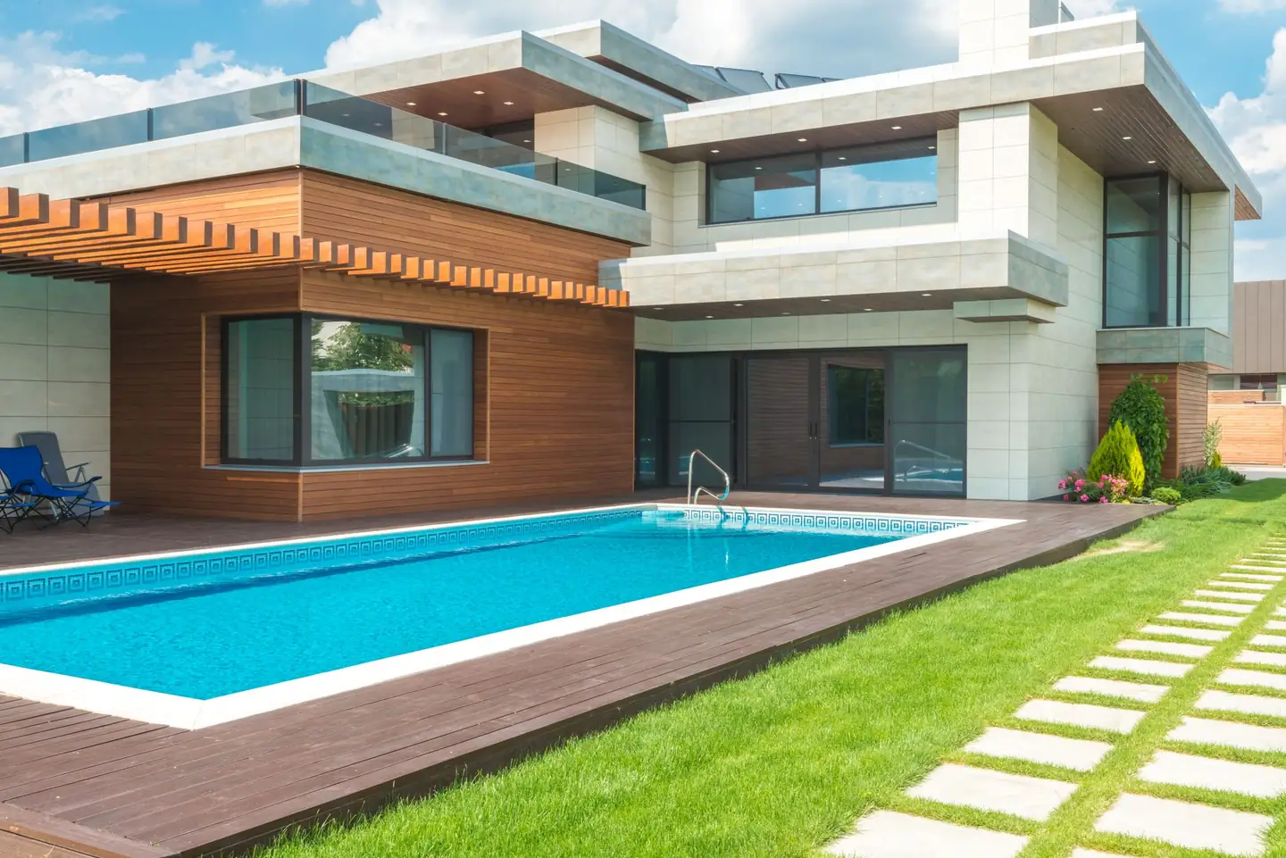 Swimming pool built in Wallacia, NSW